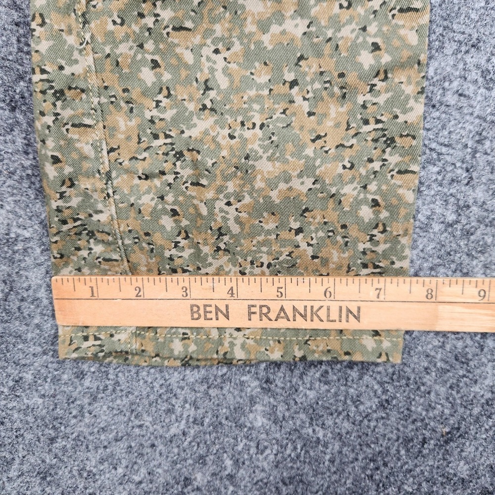 Levi Strauss & Co Pants Mens 33x32 Green Camo Cargo Straight Leg Casual Workwear - Picture 8 of 9